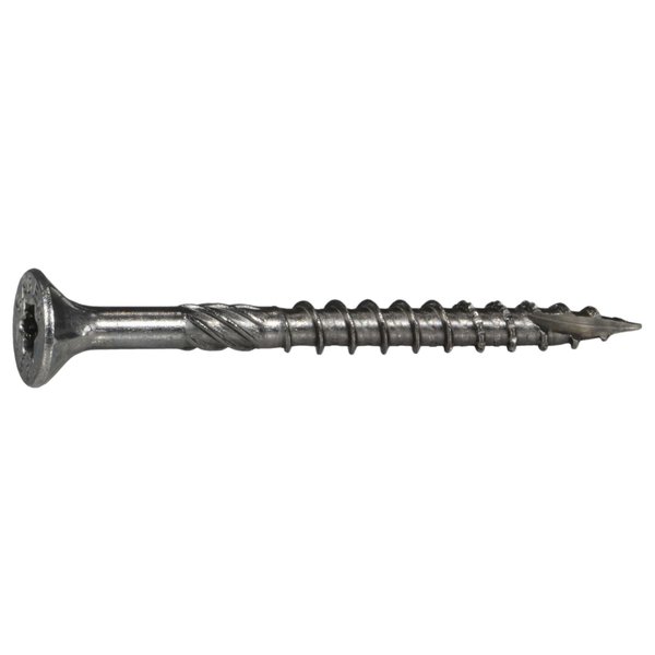 Saberdrive Deck Screw, #9 x 2 in, 18-8 Stainless Steel, Flat Head, Torx Drive, 123 PK 50218